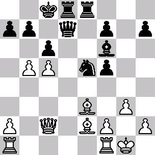 7 Of3 e6 8 g3 Cd6 9 Cg2 Od7 10 0-0 Rc7 11 Re2 0-0-0 12 c4 e5 Caro Kann Savunması nda sıkça rastlanan beyaz merkezi 12 c5 hamlesiyle yıpratma fikri, eski Dünya Şampiyonları ndan Mikhail Tal in yakın