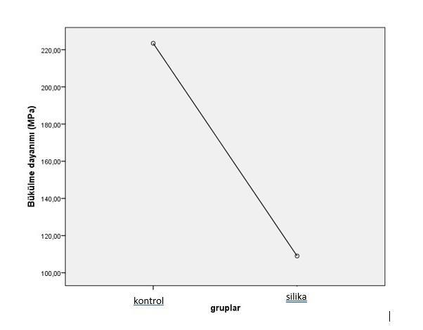 Buna rağmen, reziliens bakımından kontrol grubu (0.024 J ± 0.01) ile silika grubu (0.015 J ± 0.01) arasında istatistiksel olarak anlamlı bir fark bulunamamıştır.