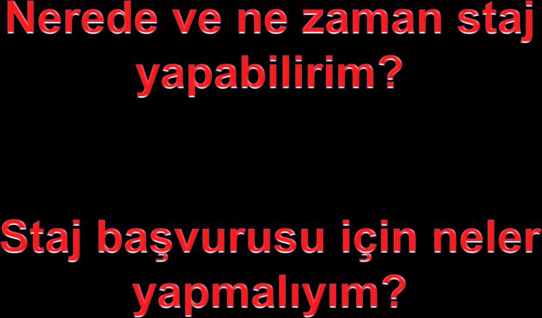 10 9 Staj yönergesine göre öğrencilerin stajlarını yaz tatillerinde yapmaları esastır. Resmi kurumlarda (Çevre ve Şehircilik İl Müd., DSİ, Karayolları, Belediye vb.