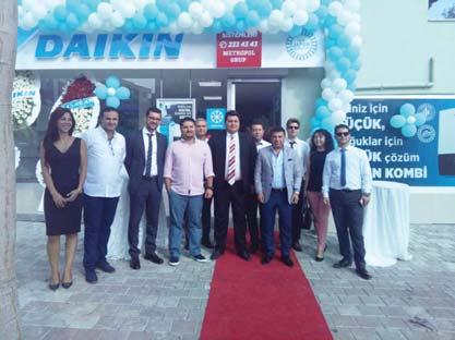 Daikin, önemli distribütörlerinden Bașaran Isı ile birlikte 3-4 Ekim 2017 tarihlerinde Mersin, Adana ve Hatay da 8 yeni showroom açılıșı yaptı.