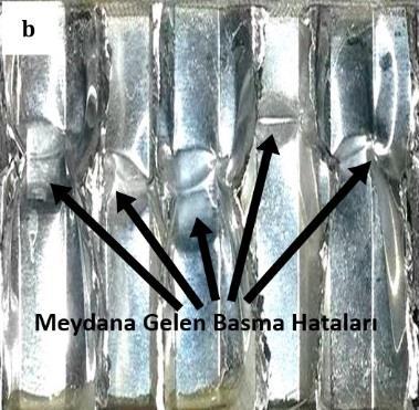 bir hataya uğramıştır. Ayrıca, bu hata, basma testi gerçekleştirilirken sandviç kompozit panel üzerine uygulanan yükün dalgalanmasına neden olmuştur.