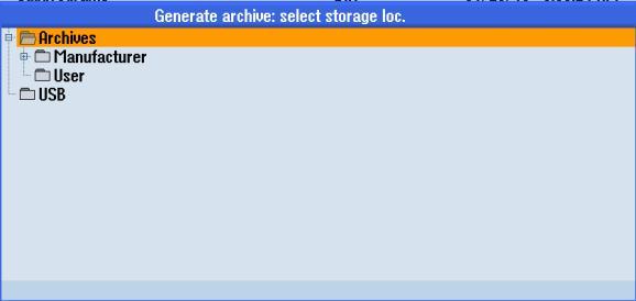 Notlar Bölüm 3 Depolama ortamı NC 3.10 Programların veya dizinlerin arşiv dosyalarının oluşturulması 3.10.1 Dikey tuş çubuğu Genişletilmiş VSK çubuğunda VSK 2.