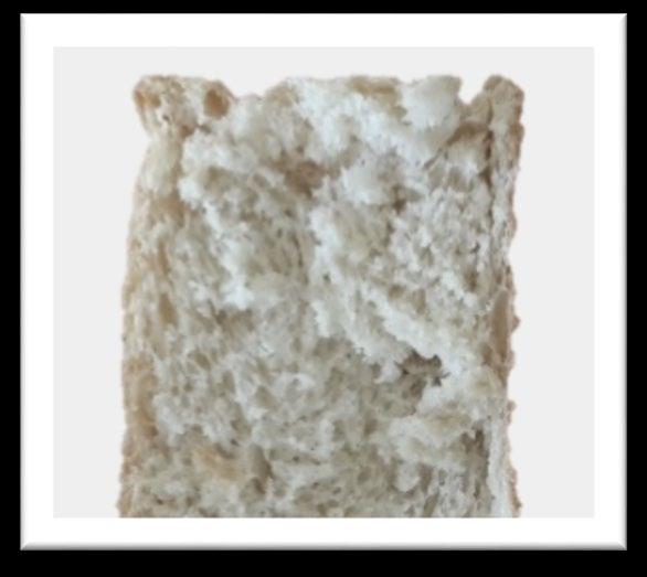 Bread formulations Ekmek çesidi Bileşenler Kontrol %40 yulaf unu ikamesi içeren ekmek Yulaf unu (g) - 112 Buğday unu (g) 280 168 Su (ml) 195 195 Yağ (ml) 10 10 Şeker (g) 8 8 Tuz 6.2 6.2 Maya 3.4 3.
