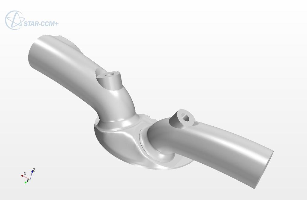 71 Şekil 4.4. Örnek Motor Silindir-Port Geometrisi Bu özellikleri taşıyan geometri PROSTAR, STAR-CCM+, GAMBIT, ICEMCFD vb.