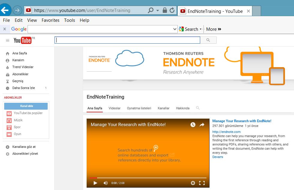 EndNote -