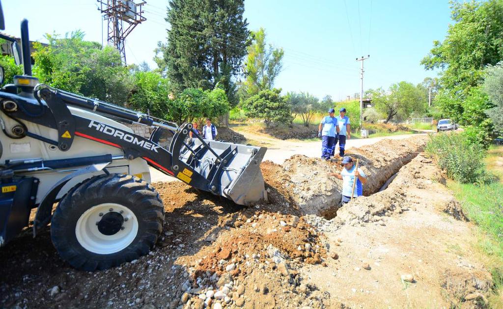 İçme Suyu Hatları Yenilendi Zorlar, Kınık ve Kumluova Mahallelerinde sürekli