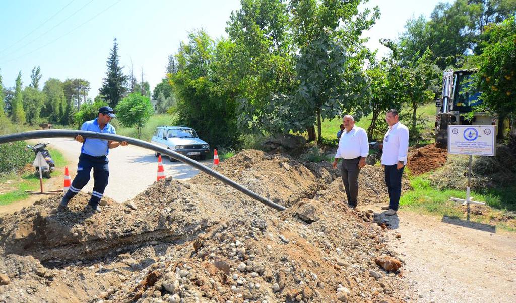 İçme Suyu Hatları Yapılacak 2018 Ceylan Mahallesi Gacak Mevkiinde İçme Suyu hattı