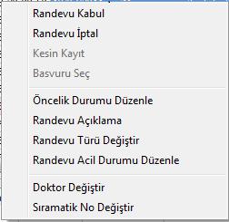 Hasta Başvuru Bilgileri alanında Sadece Açık Başvurular checkboxı işaretlendiğinde hastaya ait açık başvurular listelenmektedir.