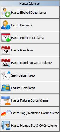 Aktivite Raporları tabında; Poliklinik Aktivite;kullanıcı bazlı olup kullanıcının kaydettiği hastalar,açtığı başvurular, vermiş olduğu ön kayıt randevuları seçilen tarih aralığında listelenir.