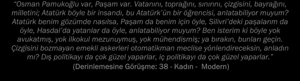 Karizmatik Her KONDA araştırmasında değindiğimiz gibi, geleneksel muhafazakarlar ülkenin genel eğilimini temsil etmektedir.