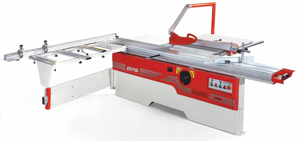 Panel Saw / Yatar Daire BRAVO 00 Alüminyum Kızak Boyu Standart Daire Testere Çapı Daire Testere Mil Çapı Max. Kesme Yüksekliği (Ø00) Max. Kesme Yüksekliği ( den) Max. Kesme Genişliği Max.