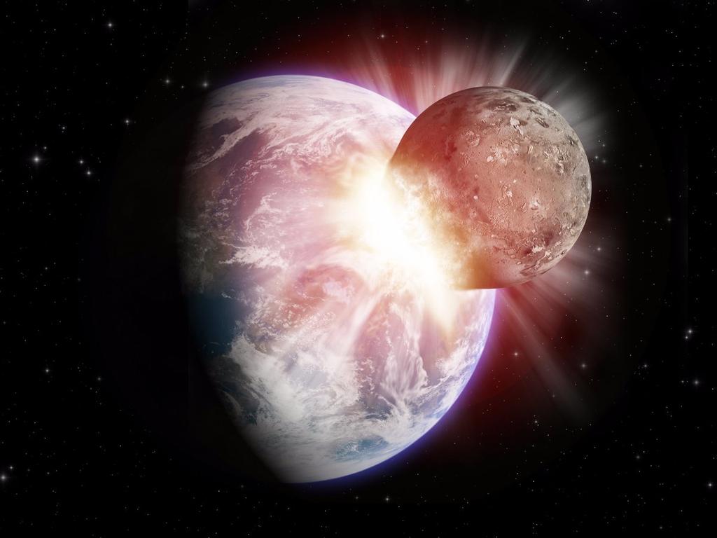 Sürüklenen bir gezegen, sadece yakın mesafeden geçmek ve Dünya nın yörüngesini bozmak yerine doğrudan ona çarpabilir. Bu beklenmedik bir olay olacaktır. Yaklaşık 4.