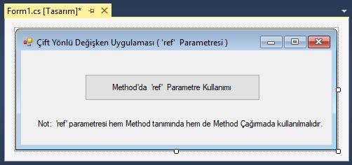 7. Bölüm: Metot Tanımlama ve