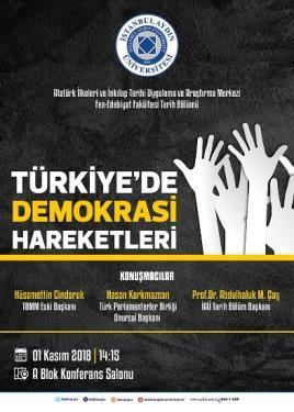 Kürşad Yıldırım, Genel Türk Tarihine Bakış isimli bir konferans gerçekleştirecektir.