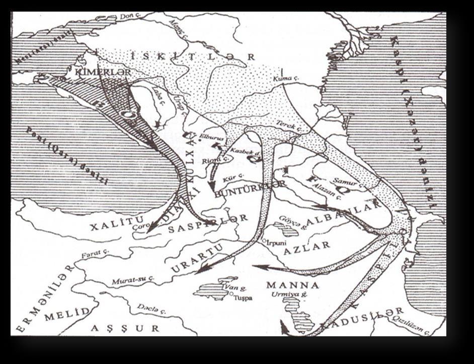 150 Zekiye TUNÇ, Kafkasya dan Ön Asya ya Kimmer-İskit Göçleri bulunan Kolhis krallığının yıkılmasına sebep olmuşlardır 11.