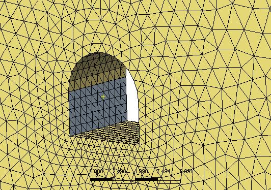 4 γ (B +Ht) - σ r = 0.4 x 0.1686 x (12+12) = 1.624 ksf - B =10 + 1 + 1 = 12/ Ht = 10 + 2 = 12/ Wall load σ h = k 0 σ r = 0.5 x 1.62 = 0.