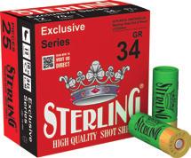 STERLING EXCLUSIVE SERIES STERLING ÖZEL SERİ STERLING 12cal. 33gr.