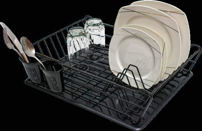 MUTFAK ÜRÜNLERİ KITCHEN PRODUCTS TEK GÖZLÜ TABAKLIK SINGLE SECTION DISH DRAINER 38037 32 x 48 x 12 cm 1416 gr * LÜTFEN