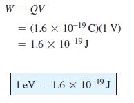 Enerji Seviyeleri Enerji aralığını ifade etmede kullanılan enerji birimi elektron volt tur (ev). W(enerji)=Q.