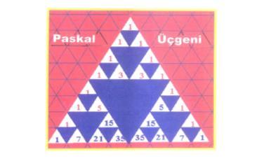 6 Pascal Üçgeni Ortaya çıkan Pascal üçgeni, aşağıdaki