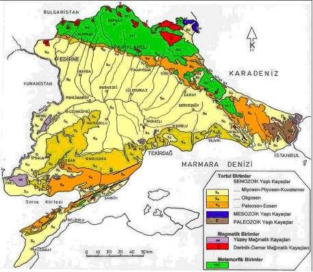 TEKİRDAĞ İLİ TOPOĞRAFİK VERİLER Trakya-Kocaeli Penepleni üzerinde bulunan Tekirdağ il topraklarının yeryüzü şekilleri bakımından % 75,2 si platolar, % 15,5 i ovalar, % 9,3 ü dağlarla kaplıdır.