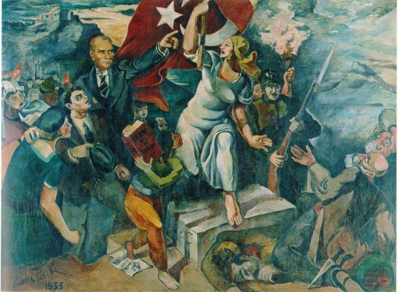 Zeki Faik İzer, İnkılap Yolunda, 1933, tuval