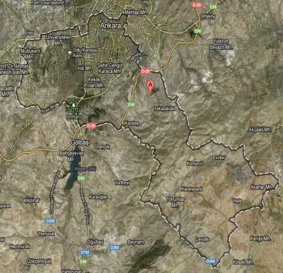 4.1.2 - Çankaya İlçesi Anadolu Bölgesi'nde Ankara İline bağlı bir ilçe olan Çankaya, doğusunda Mamak, kuzeyinde Altındağ, batısında Yenimahalle, güneyinde Gölbaşı ile çevrilidir.il merkezine 9 km.