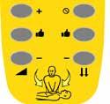 CPR Advisor Eğitim Modülü CPR Advisor Eğitimi Eğitim veren kişiler, Uzaktan Kumandayı kullanarak, HeartSine samaritan PAD 500P Trainer'de bulunan CPR Advisor fonksiyonunu simüle edebilirler.