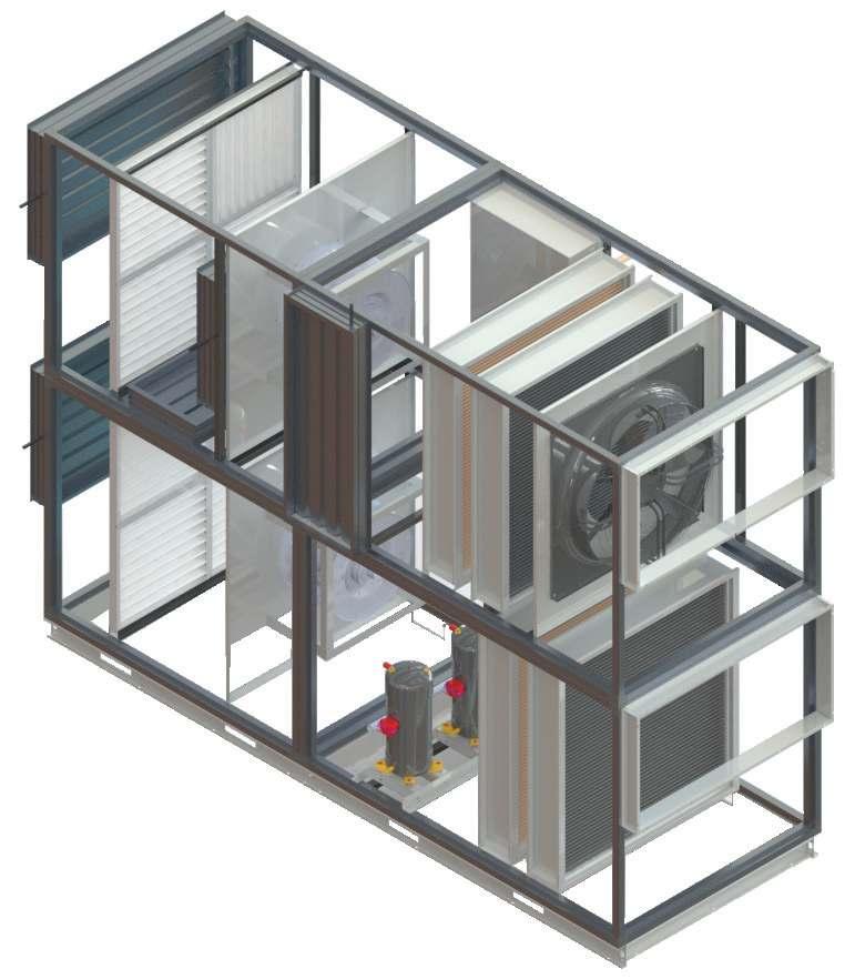 Rotorlu Heat-Pump Klima Santrali Ürün Kodu: VIARHP 60 %