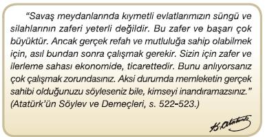 Birinci Dünya Savaşının ardından alınan ağır yenilgi onda millet iradesine dayalı yeni bir Türk devletinin kurulmasının kaçınılmaz olduğunu göstermiştir.