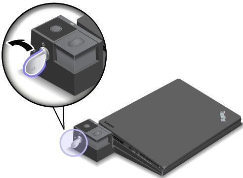 ThinkPad bağlantı istasyonunun ayrılması Bilgisayarınızı ThinkPad bağlantı istasyonundan çıkarmak için aşağıdakileri yapın: Not: ThinkPad Basic Dock, sistem kilidine sahip değildir. 1.
