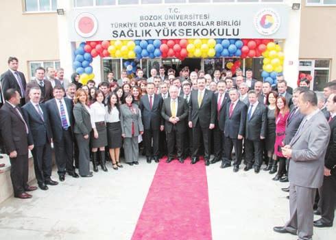 Yozgat TSO Başkanı Metin Özışık, Kayseri Ticaret ve Sanayi Odası Başkanı Mustafa Boydak, İlçe Kaymakam ve Belediye Başkanları, daire müdürleri, Sivil Toplum Kuruluşları ve Siyasi Parti Temsilcileri