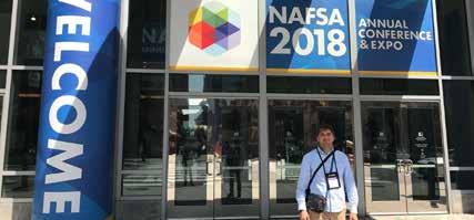 NEVÜ ABD de Düzenlenen NAFSA 2018 de (NEVÜ) Uluslararası İlişkiler Ofis Koordinatörü Öğr. Gör. Abdulkadir Binici, Amerika da düzenlenen NAFSA 2018 Eğitim Konferansı ve Fuarına katıldı.