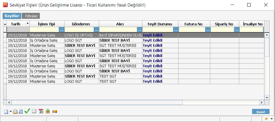 İş ortağı Lisansı önce başka bir iş ortağına iletip, iletilen iş ortağı tarafından lisans kurulum yapılırsa