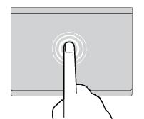 Dokunma Bir öğeyi seçmek ya da açmak için parmağınızın ucuyla izleme panelinin herhangi bir yerine