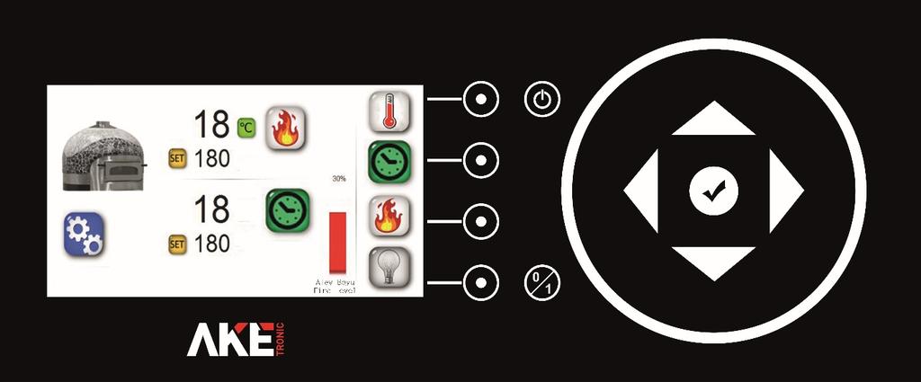 AKE.370.502.01.03 GAZLI SABİT TABANLI FIRIN KONTROL KARTI (7 TFT DOKUNMATİK) KULLANIM KILAVUZU 6 7.