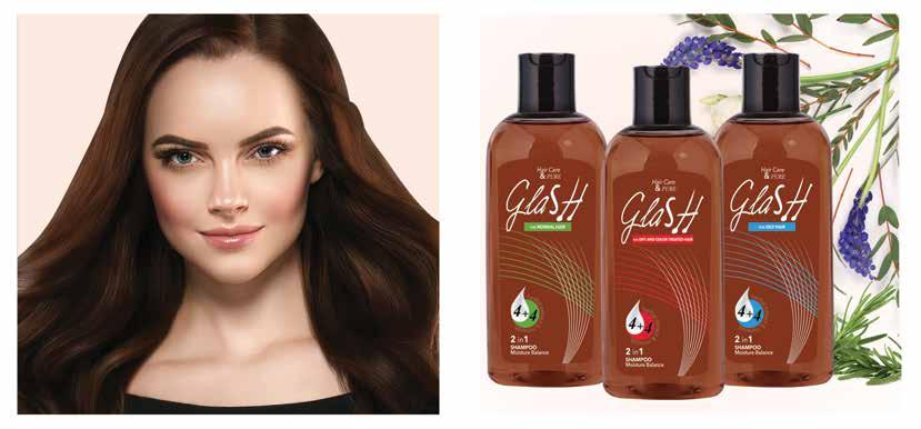 GLASH si arada Normal Saç Tipleri için 400 ml. - 747 Şampuan + Saç Kremi Kuru & Yıpranmış Saç Tipleri için 400 ml.