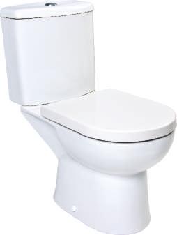 Rezervuar S Trap Toilet with Cistern 5432 & 5404 Arkadan