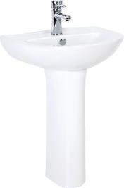 5601 & 5605 45 x 55 cm Lavabo & Kolon Ayak Basin with Pedestal 5601 &