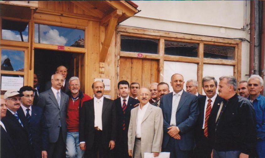 Başkanı Mehmet BUYRUK, Kaymakam Mustafa ELDİVAN, Belediye Başkanı Mustafa HAZNEDAR,