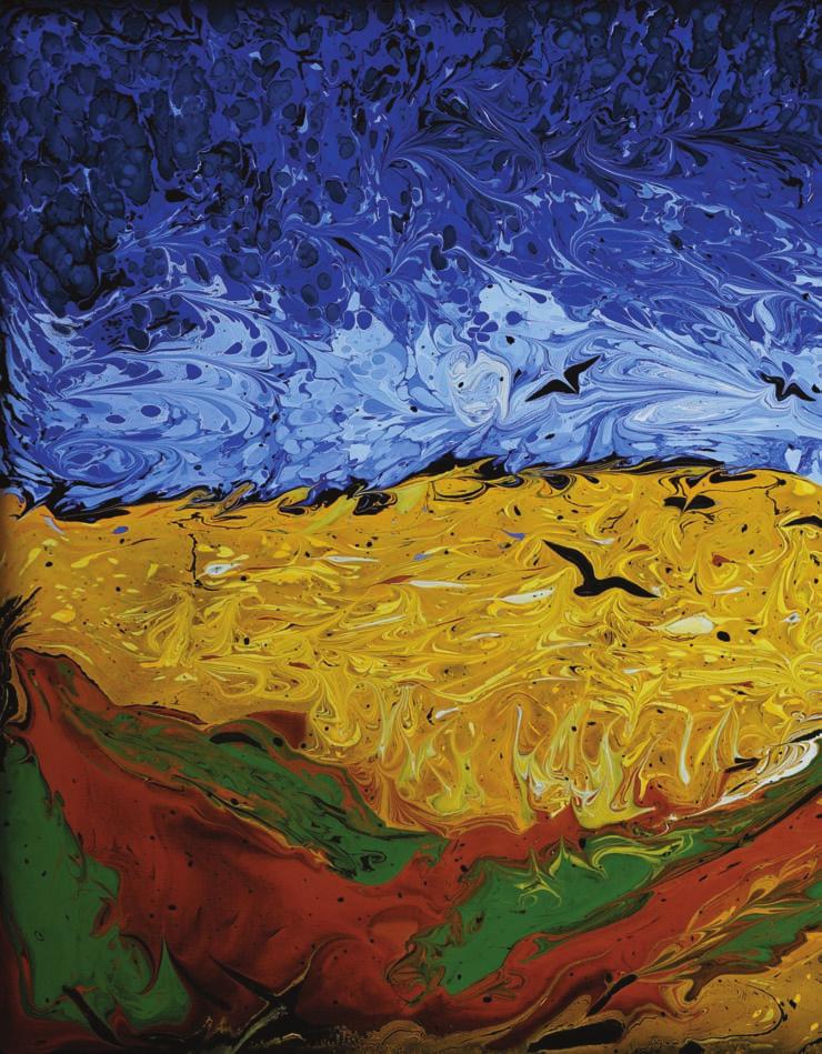 GÜBRETAŞ 2016 FAALİYET RAPORU Ebru sanatının toprak ve insanla olan ilişkisi, 65 yıllık kurumsal birikimini son yıllardaki global vizyonuyla geleceğe taşıyan GÜBRETAŞ ın Bu toprağın renklerinde biz