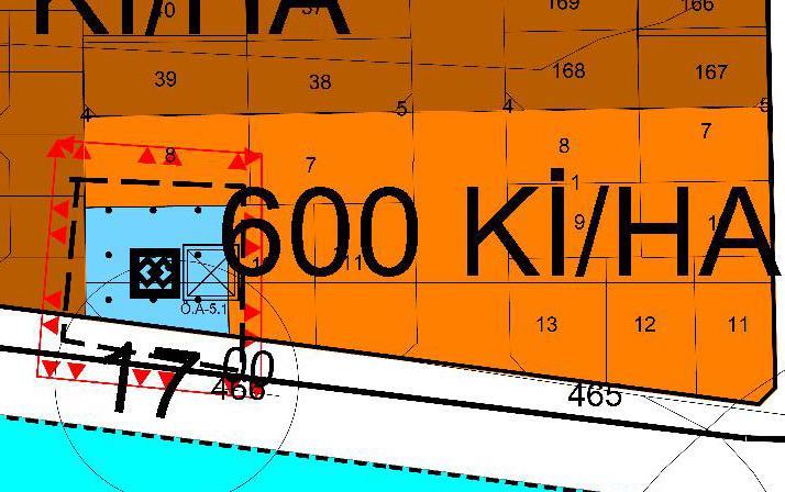 5.2 PLANLAMA KARARLARI 5.2.1 1/5000 ÖLÇEKLİ REVİZYON NAZIM İMAR PLANI DEĞİŞİKLİĞİ HÜKÜMLERİ 1/1000 Uygulama İmar Planında Mevcut Konut Alanı lejandında kalan Savaştepe ilçesi Cumhuriyet Mahallesi 468