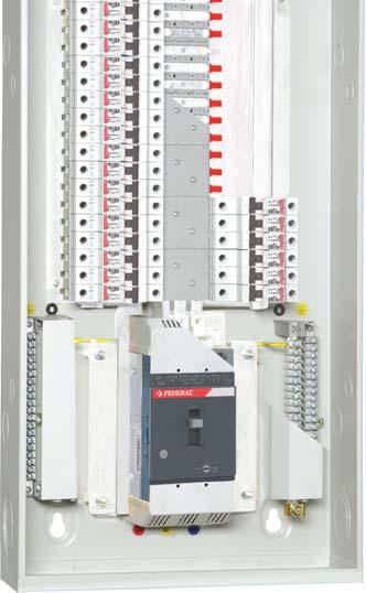 Meskenlerde ve sanayi tesislerinde güç dað t m, ayd nlatma uygulamalar, tesisat n kontrolü ve aþ r ak ma karþ korunmas amac yla kullan lan Federal EasyPan dað t m panolar, IEC 61439-1 ve normlar na