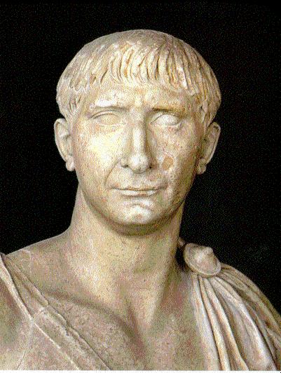 3 2. İMPARATORLARIN HAYATI 2.1. M. Ulpıus Traianus M.S. (98-117) Ünlü bir senatör ve general olan Marcus Ulpius Traianus un oğlu olarak M.S. 53 yılında İspanya da İtalica adlı şehirde doğdu 1.