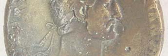 126 Env. No : 1413 Malzemesi : Bronz Çap : 3,3 cm Ağr.