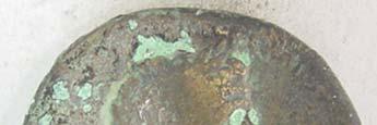 143 Env. No : 1414 Malzemesi : Bronz Çap : 3,4 cm Ağr.