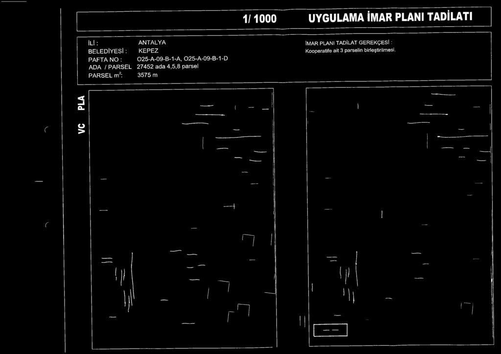 parselin birleştirilmesi.