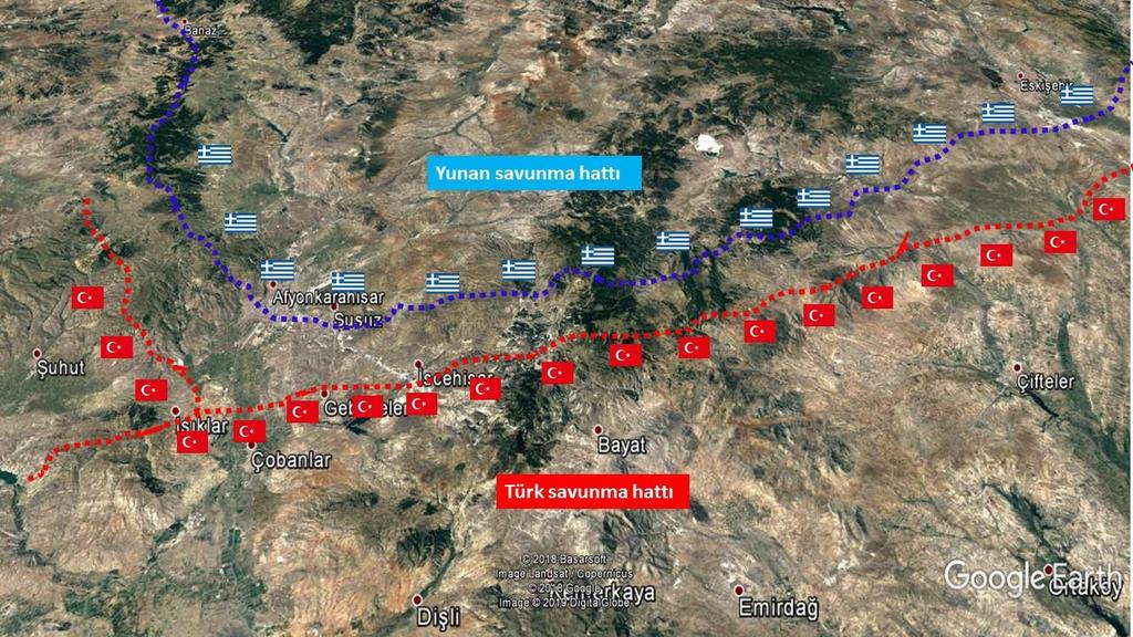 Resim-2 Genelkurmay başkanlığı, Eskişehir - Afyon hattına yerleşen düşmanın savunma ve berkitme faaliyetleri ile bulunduğu bölgede daha fazla kuvvetlenmesine fırsat vermeden ve aynı zamanda kış