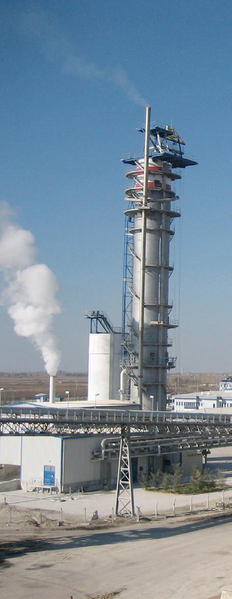 33 Çumra Şeker Fabrikası-Bio Etanol Tesisi Projesi Türkiye de yapılan ilk Bio-Etanol tesisi olma özelliği taşıyan ve günlük 20.
