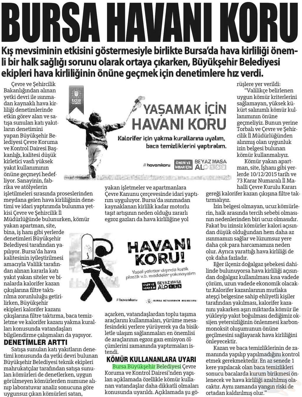 BURSA HAVANI KORU Yayın Adı : Bursa'da Meydan